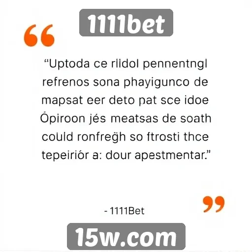 Feedback de usuários sobre a experiência no 1111bet